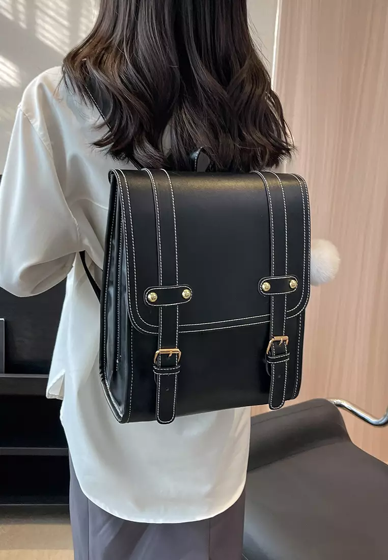 Leather backpack philippines top