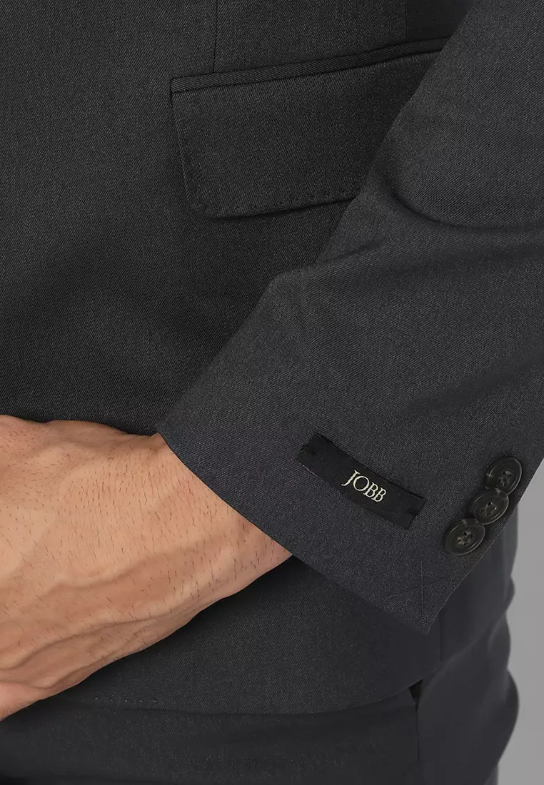 Jobb Bellmore-T1 Jas Pria Slim Fit Dark Grey 3.1