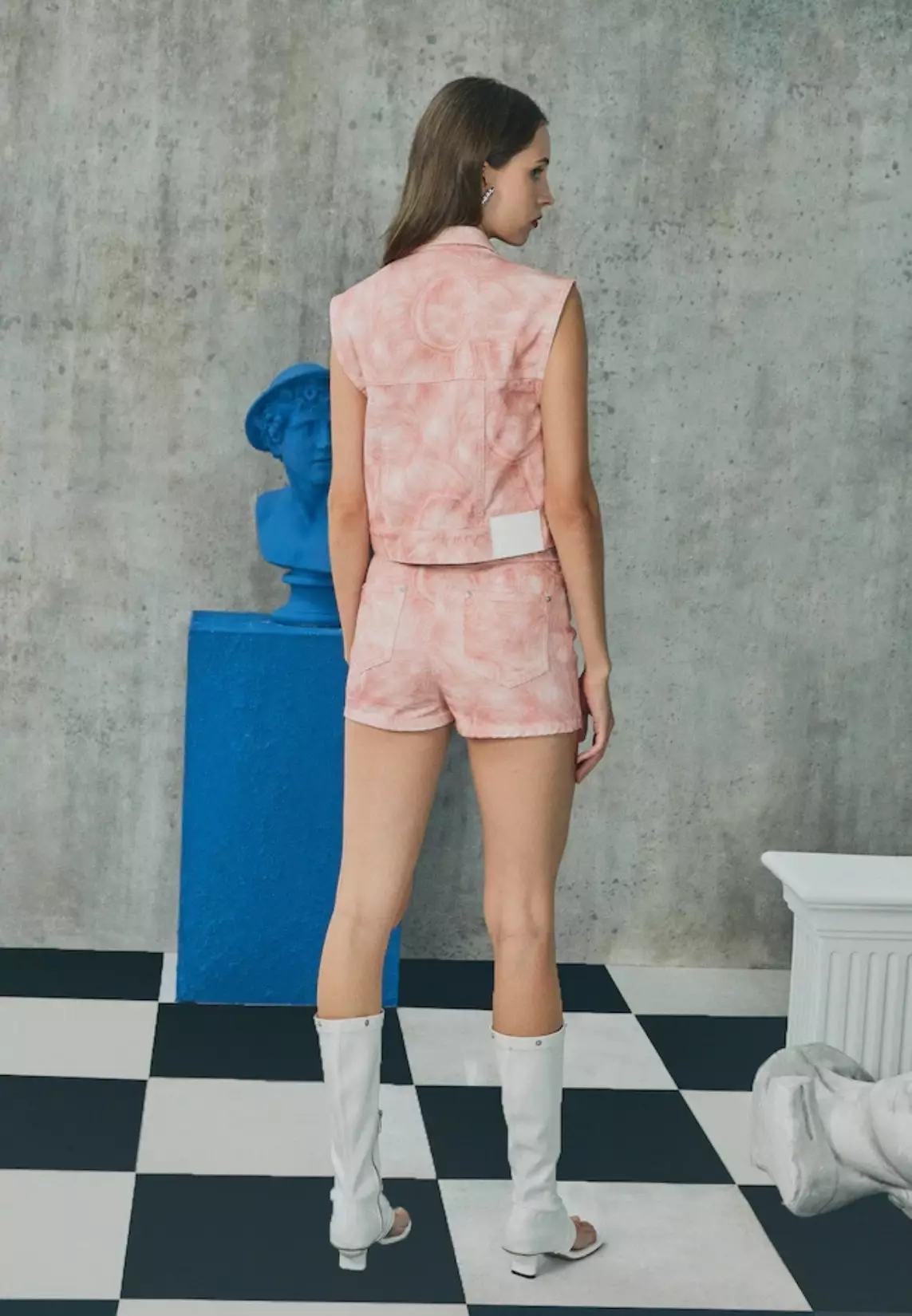 Amor Vincit Omnia Denim Top