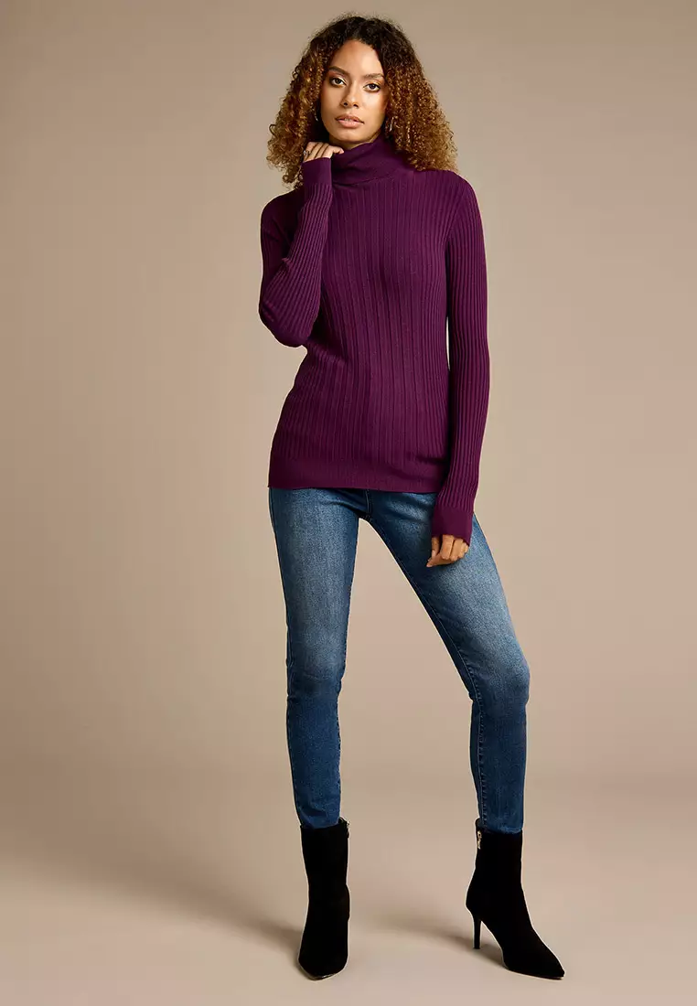 Buy GWD Lizzie Turtle Neck Fine Knit Jumper 2025 Online | ZALORA