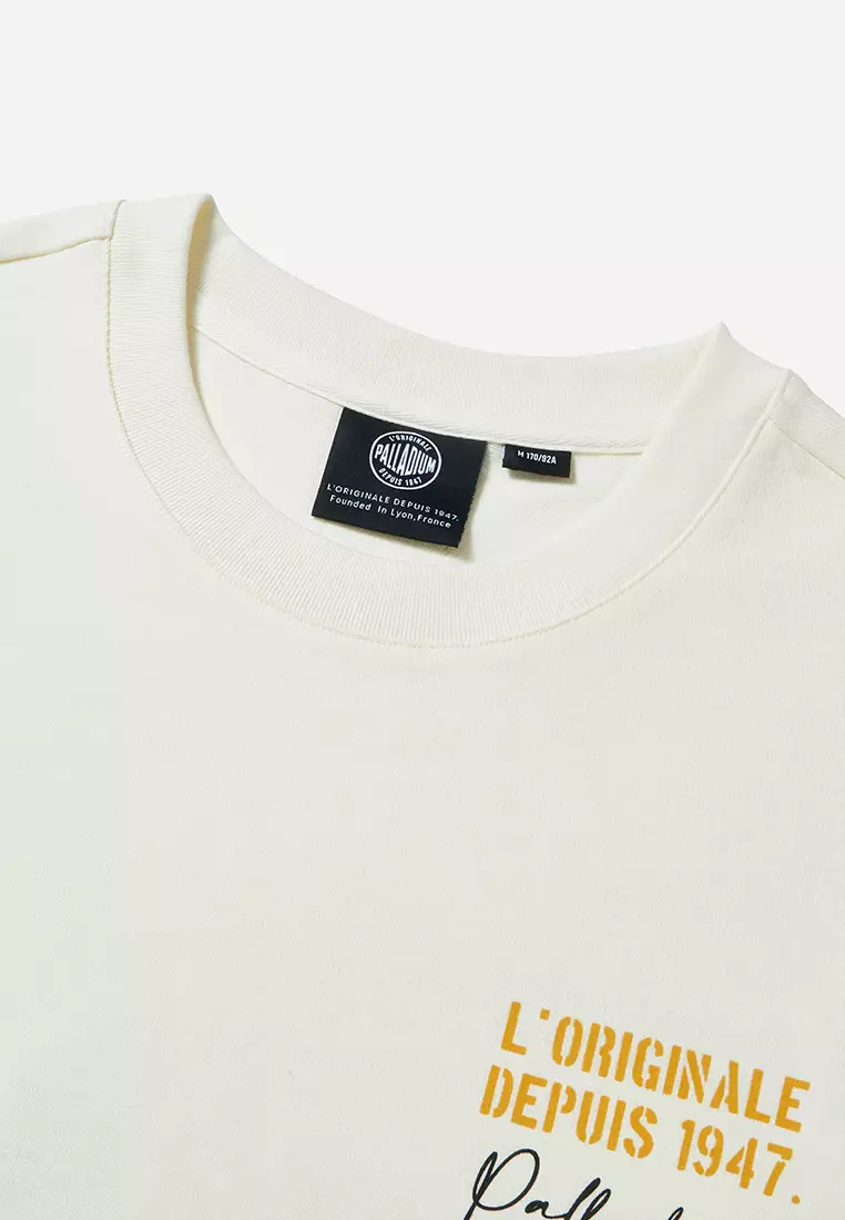 男裝 PALLADIUM LOGO 寬鬆全棉T裇