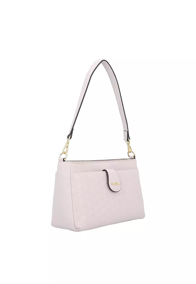 Megan Top Handle Bag - Nude