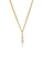 Elli Jewelry white Necklace Elegant Sparkling 585 Yellow Gold D6217AC1A64688GS_1
