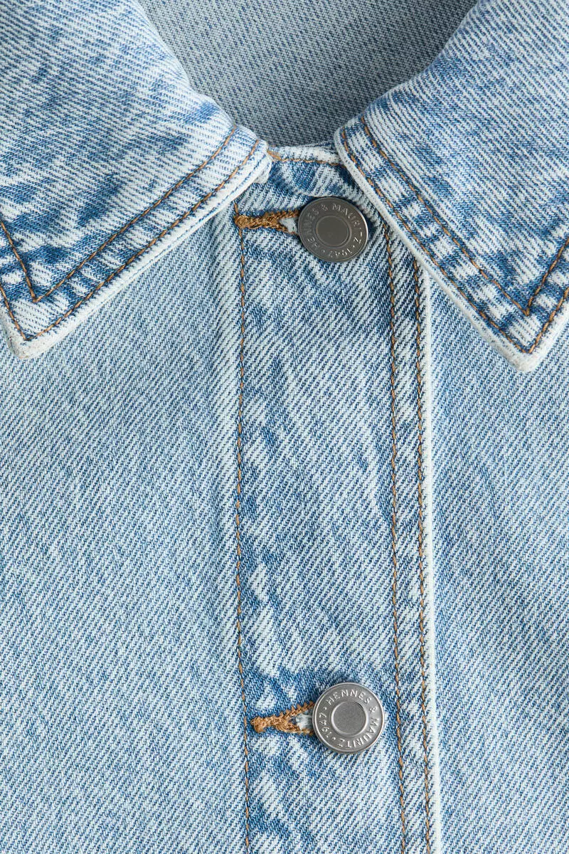 Denim shacket