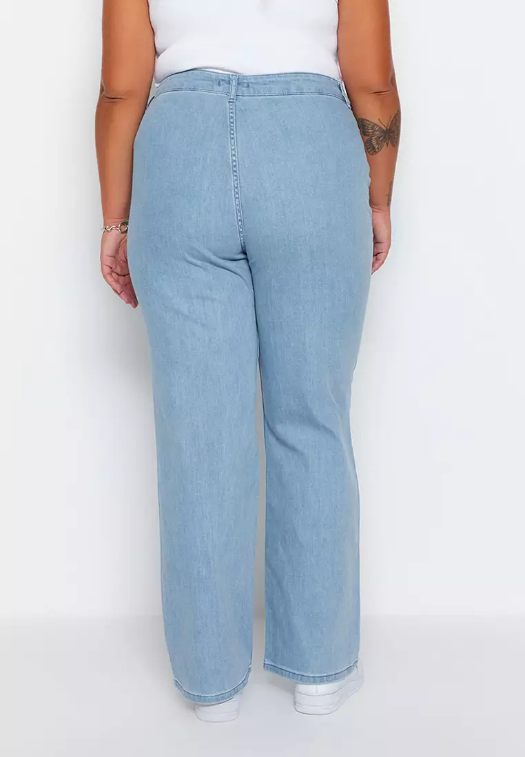 Buy Trendyol Plus Size Skinny Jeans in Blue 2024 Online