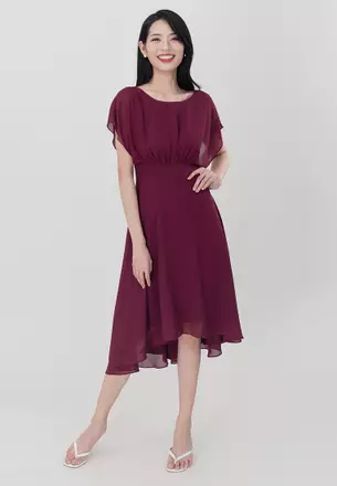 v neck knee length evening dresses Elegant Embroidery Deep V Neck A-Line Knee Length Two Piece Suit Tulle main image 0