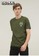 House of Cuff n/a kaos pria lengan pendek dino skate hijau army size jumbo houseofcuff C4683AA599C05FGS_1