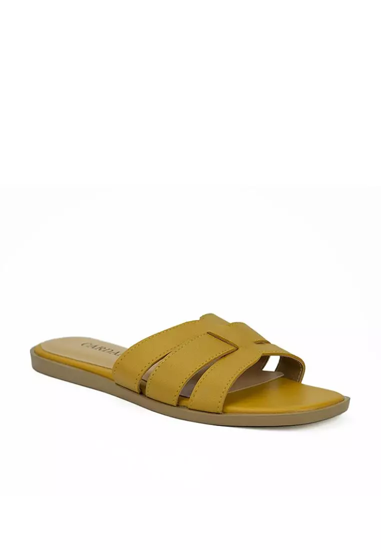 Discount on Cardam's Lifestyle  shoes - SKU: Eclb Wa 00090 Yellow Flat Sandals