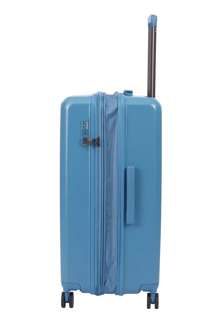 Crossing VIVE Polycarbonate Expandable Large Luggage V2 - Blue