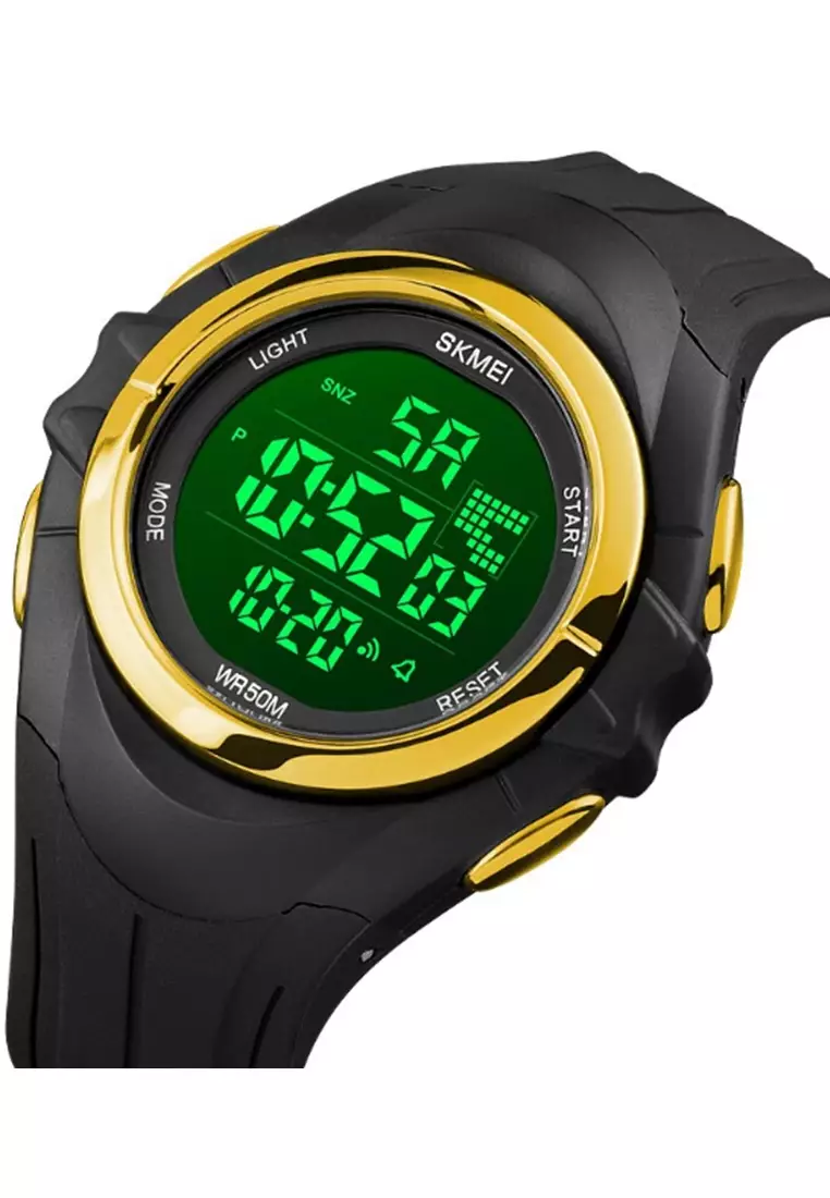 Jam Tangan Digital Pria Waterproof Many Function Strap Tali Material PU Silicone BY30 ORIGINAL