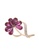 SHANTAL JEWELRY purple and gold Purple Flower Brooch SH814AC63REESG_1
