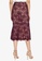 ZALORA OCCASION red Corded Lace Skirt B5B80AA268ED6BGS_2
