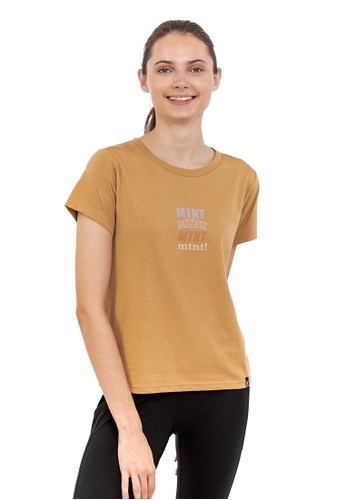 Buy Huitieme Huitieme Multicolour Graphic Short Sleeve Cotton Mocha Tee Online Zalora Malaysia