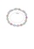 Glamorousky silver Simple Fashion Geometric Round Color Cubic Zirconia Bracelet 6FA90AC3D428E1GS_2
