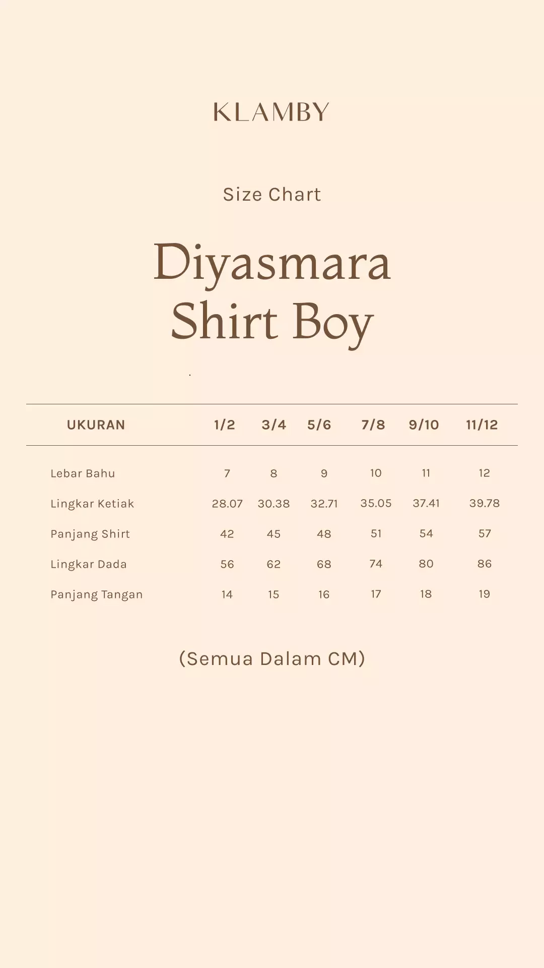 Klamby - Diyasmara Shirt Boy Tengguli