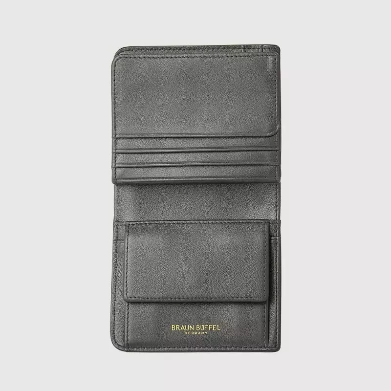 BRAUN BUFFEL NANA 2 FOLD CENTRE FLAP SMALL WALLET WITH COIN COMPARTMENT