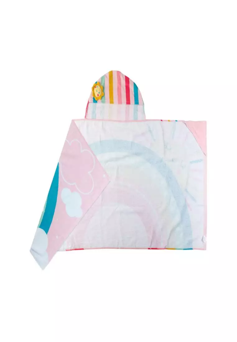 Stephen Joseph Hooded Towel Rainbow