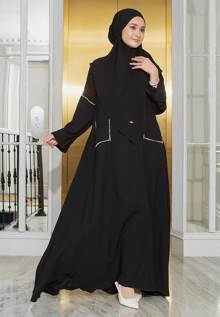 Sahla Abaya Set Black