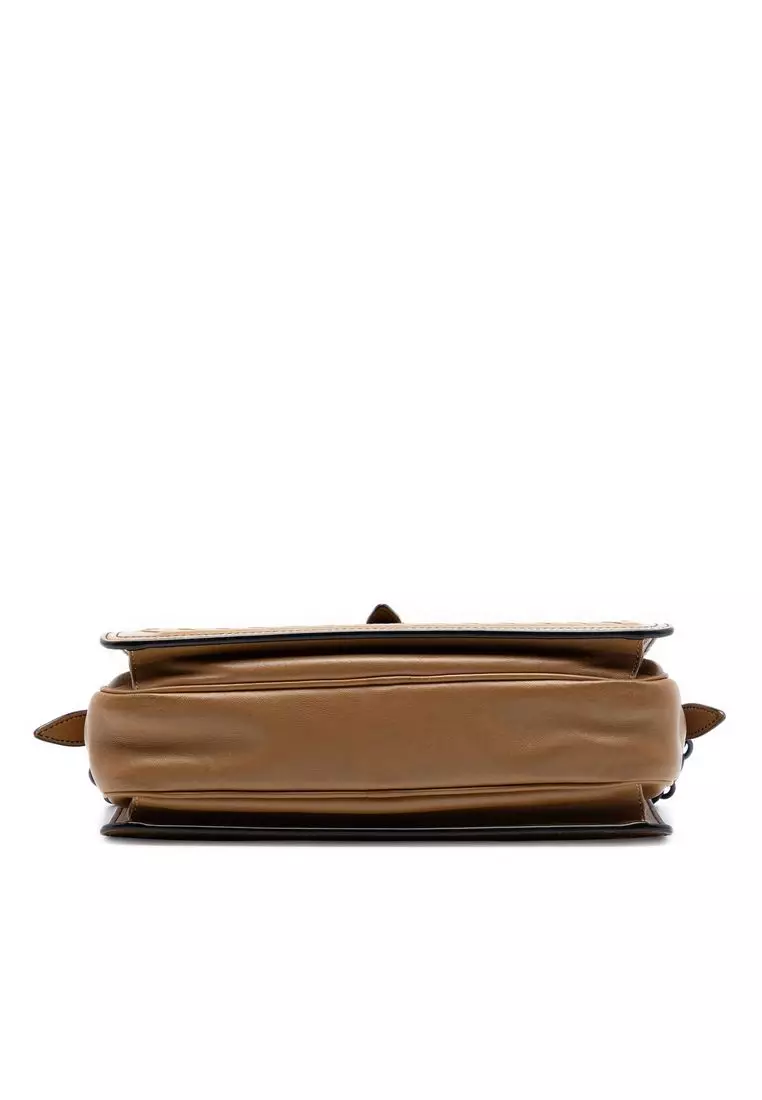 Pre-Loved Bottega Veneta Nappa Intrecciato Belt Flap Camera Bag