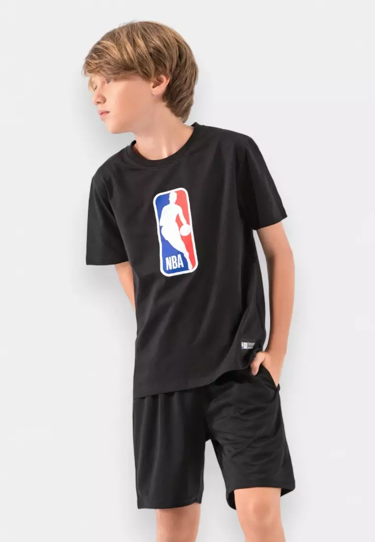 Kids T-Shirt Basic Primary NBA Logo