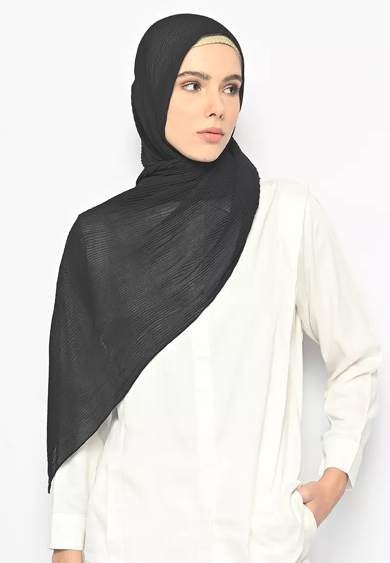 Pasmina Plisket Cerutti Black