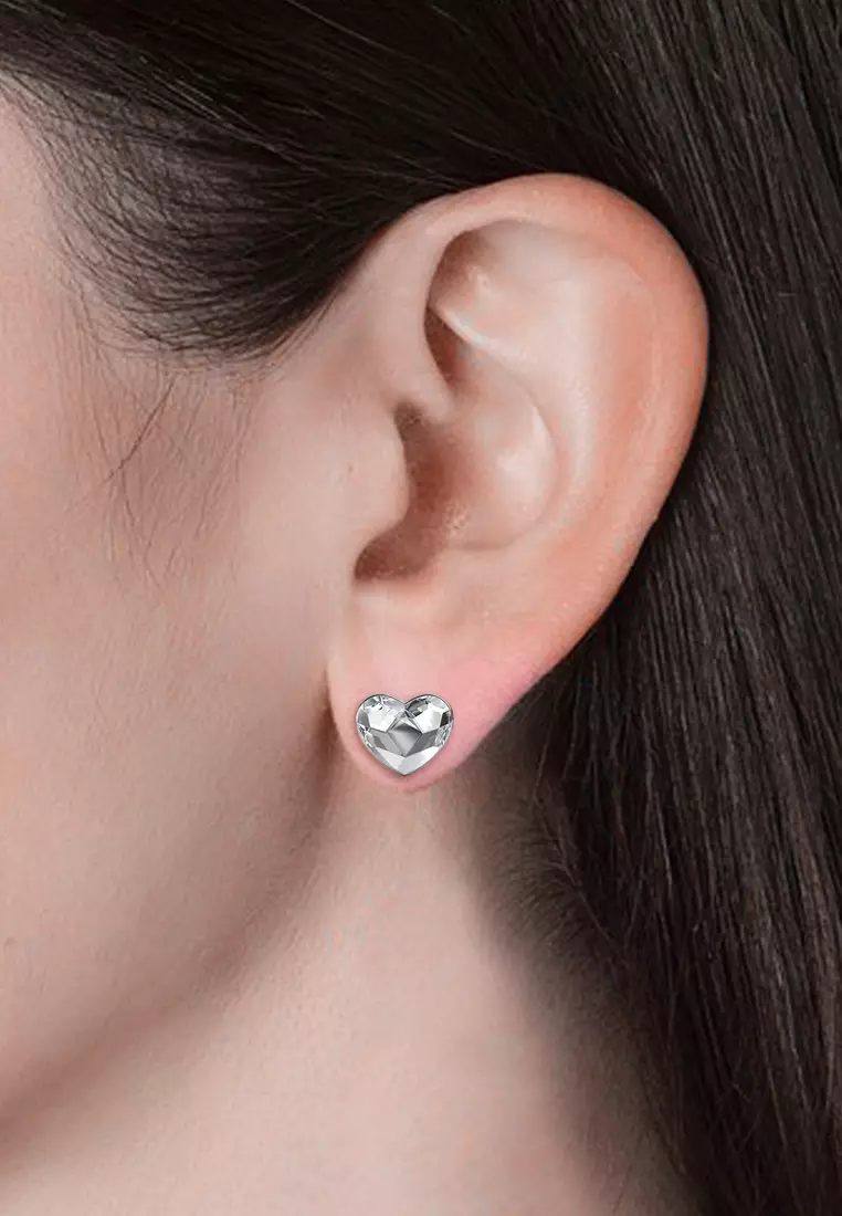 Fond Love Earring - Anting Crystal Swarovski by Her Jewellery