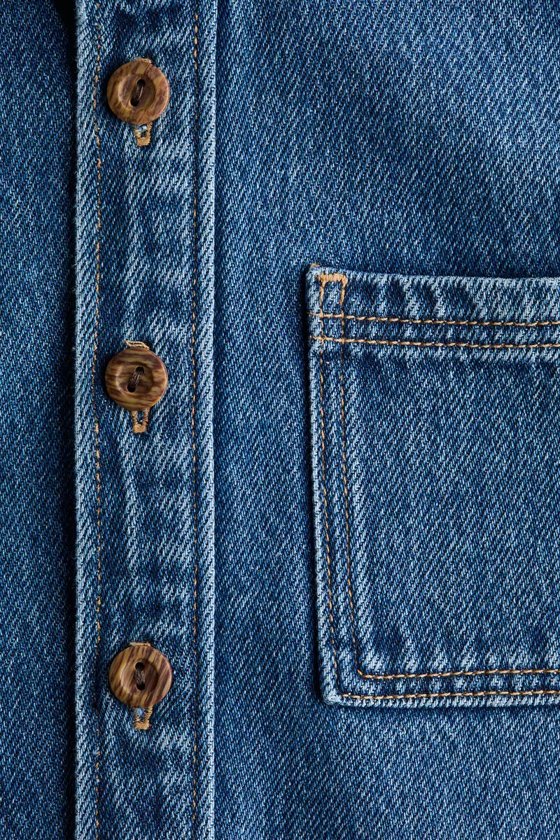 Denim overshirt