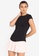 ZALORA ACTIVE black Cut Out Back Short Sleeve Top 0CFE3AA7372DFAGS_1