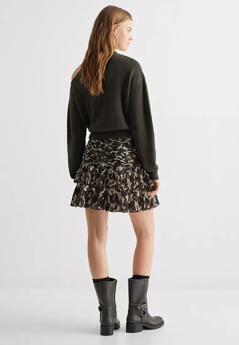 Teens Printed Ruffle Skirt