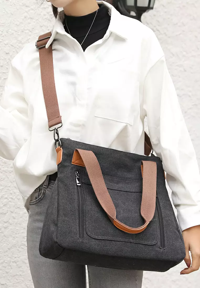 Buy XAFITI Brand New Canvas Tote Bag 2025 Online ZALORA Philippines - Main Image