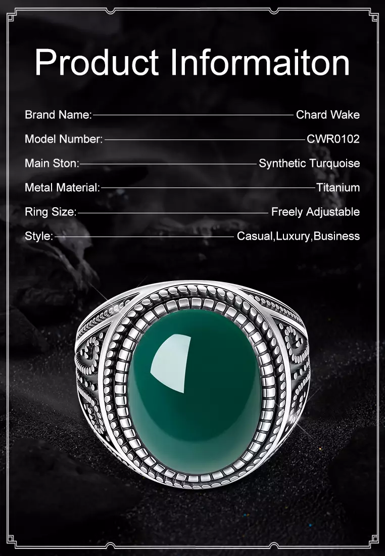 Cincin Pria Original Blue Zircon High Quality Ring 100% Asli Cincin Fashion Cincin Pasangan Cowok Pria