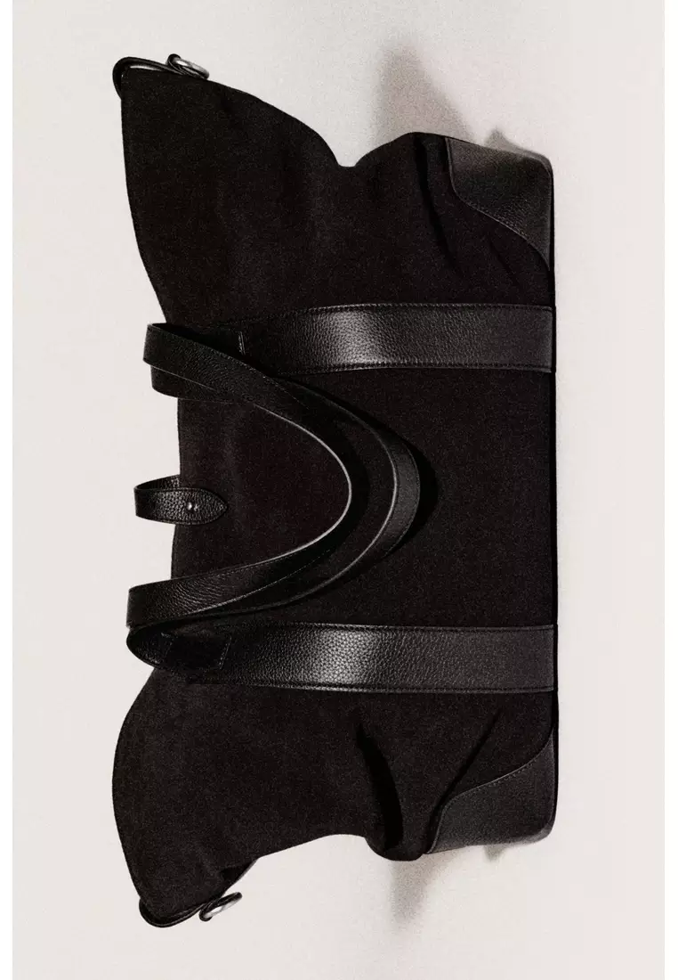 Buy COS WEEKENDER TOTE BAG - SUEDE 2026 Online | ZALORA