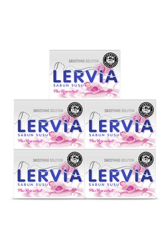 Jual Lervia Lervia Sabun Susu Plus Rose 90g Value Pack Original Zalora Indonesia