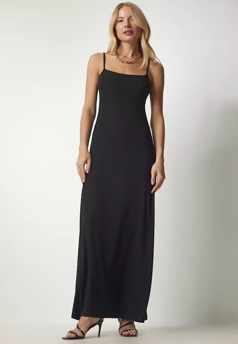 Strappy Long Sandy Dress