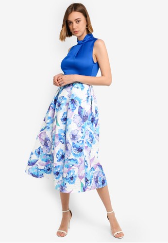 Jual Closet Gold Pleated Skirt Dress Original Zalora Indonesia