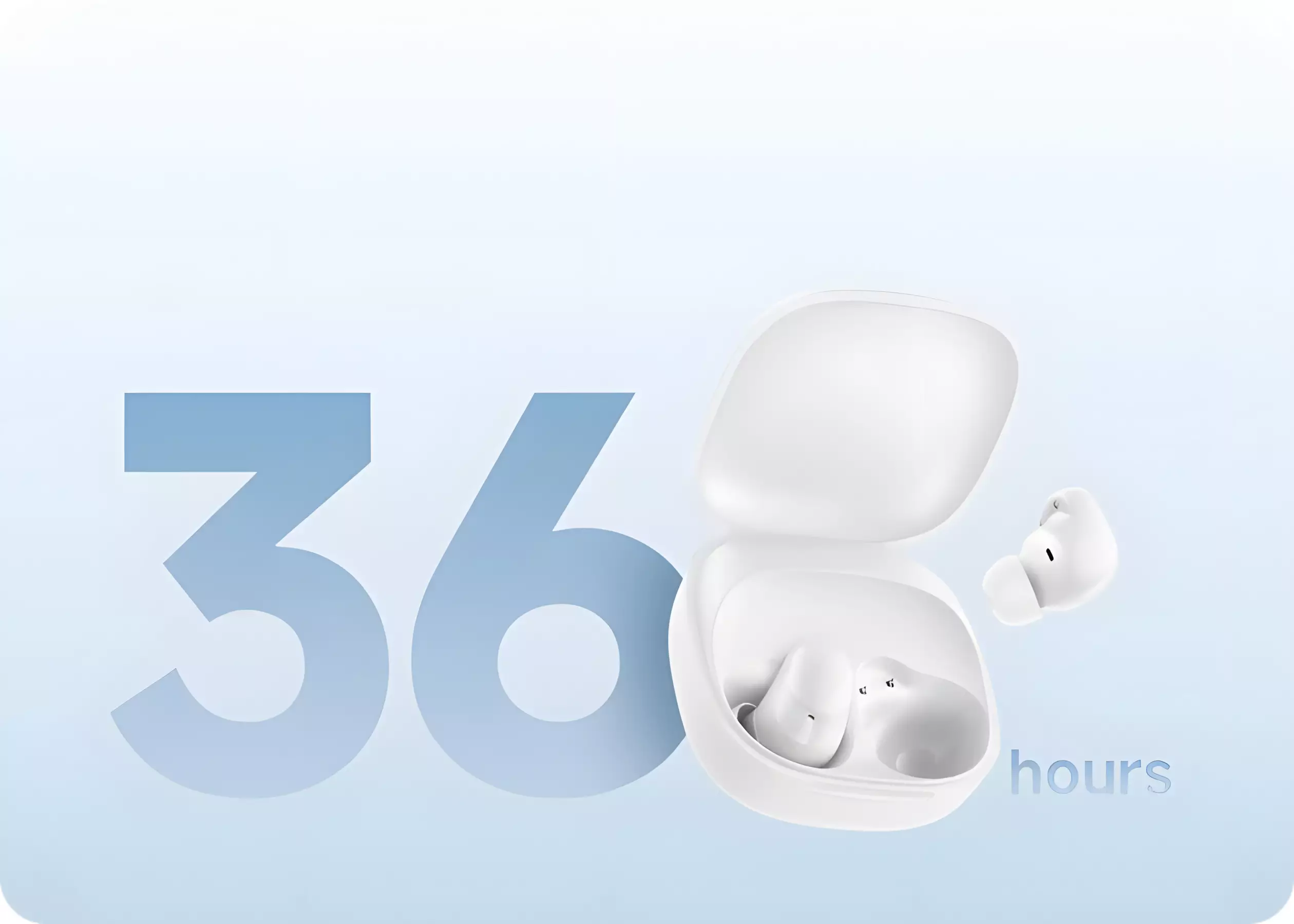 Xiaomi Redmi Buds 6 Play | Bluetooth 5.4 | Baterai Hingga 36 Jam | Xiaomi Earbuds App Support | Nyaman Digunakan - Black