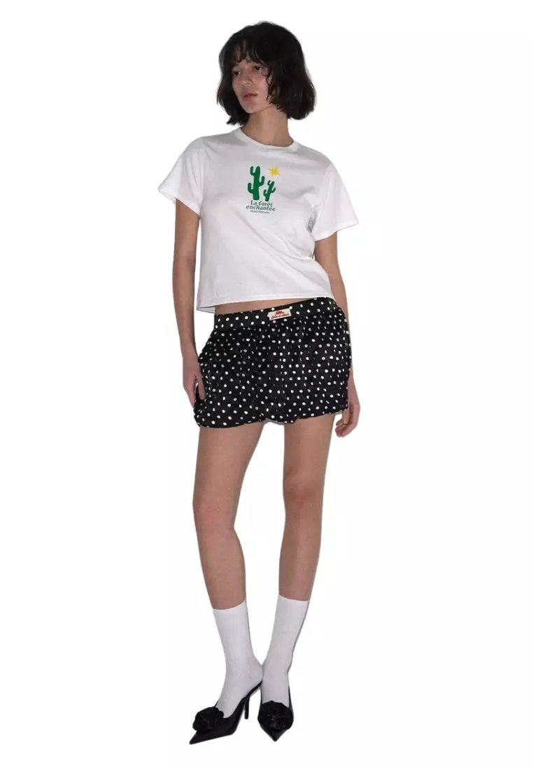 Slim TShirt Enchantee - Cacti White