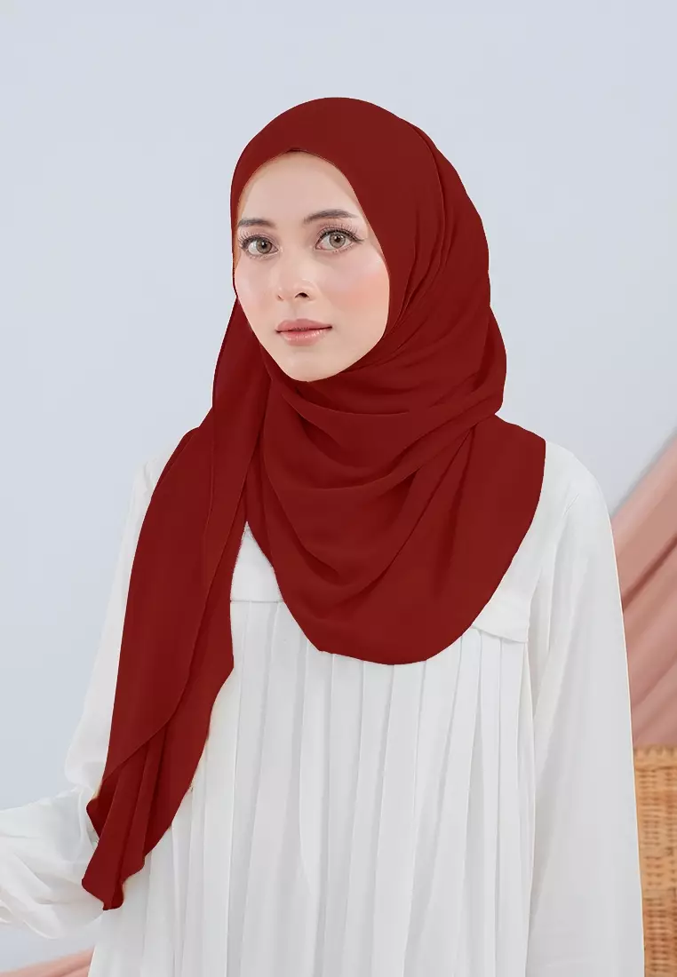 HIJAB INSTAN SABIYA - DEEP MAROON