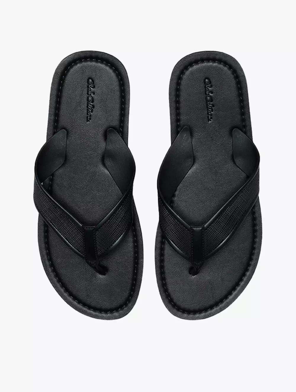 Payless Club Culture Mens Gale Thong Sandals - Black_01