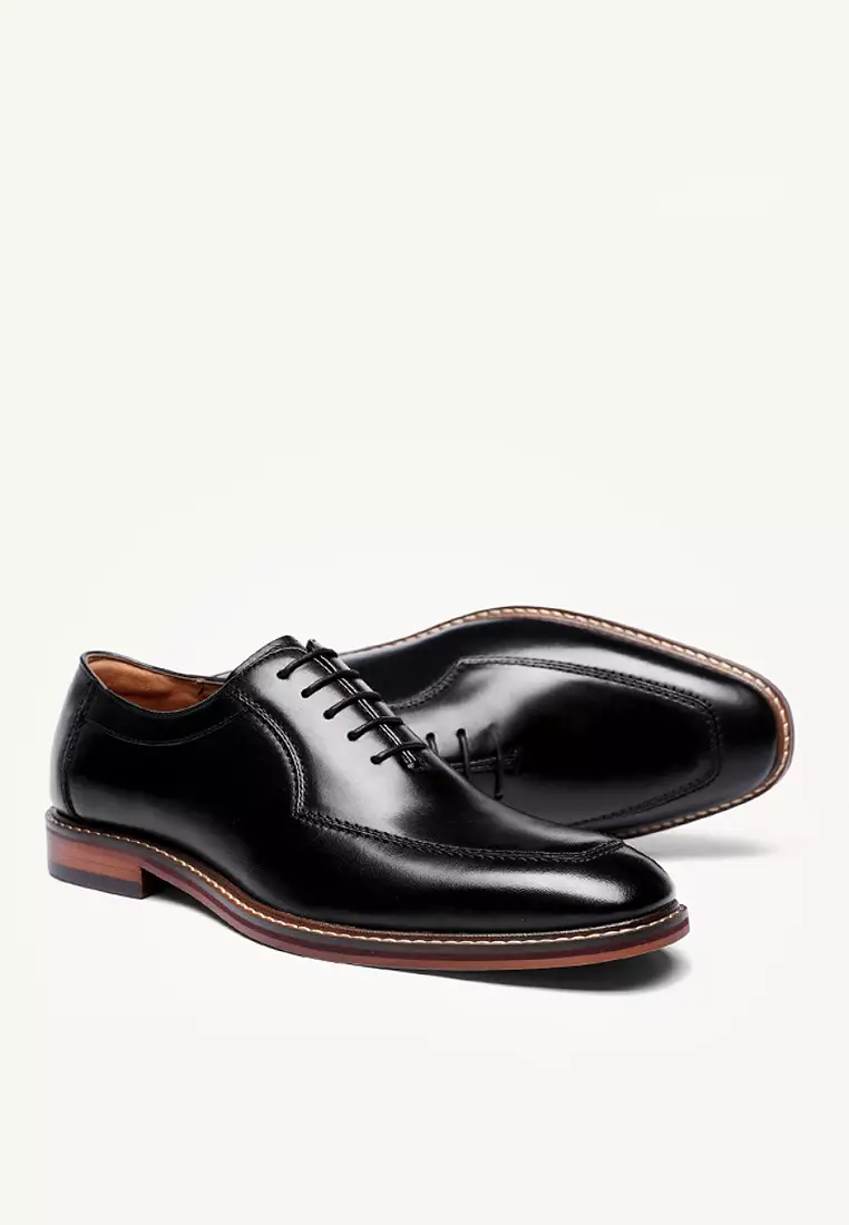 Suede patchwork business Footwear
