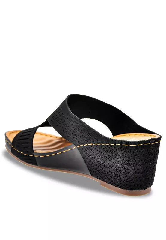 Comfort Slip On Wedge Sandals