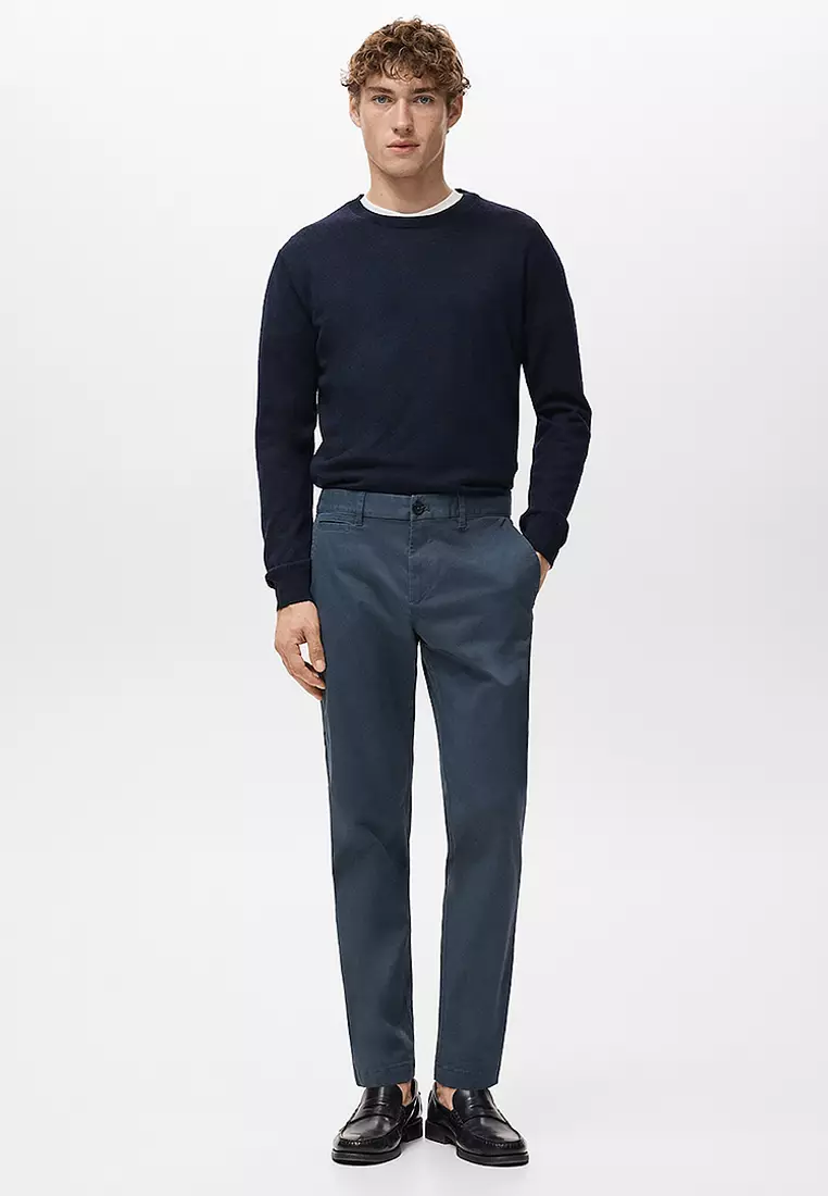 Pantalon Cropped Tapered Chino Pants