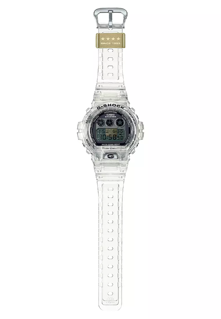 Jam Tangan Digital Pria G-Shock 40th Anniversary Clear Remix DW-6940RX-7D Resin Band