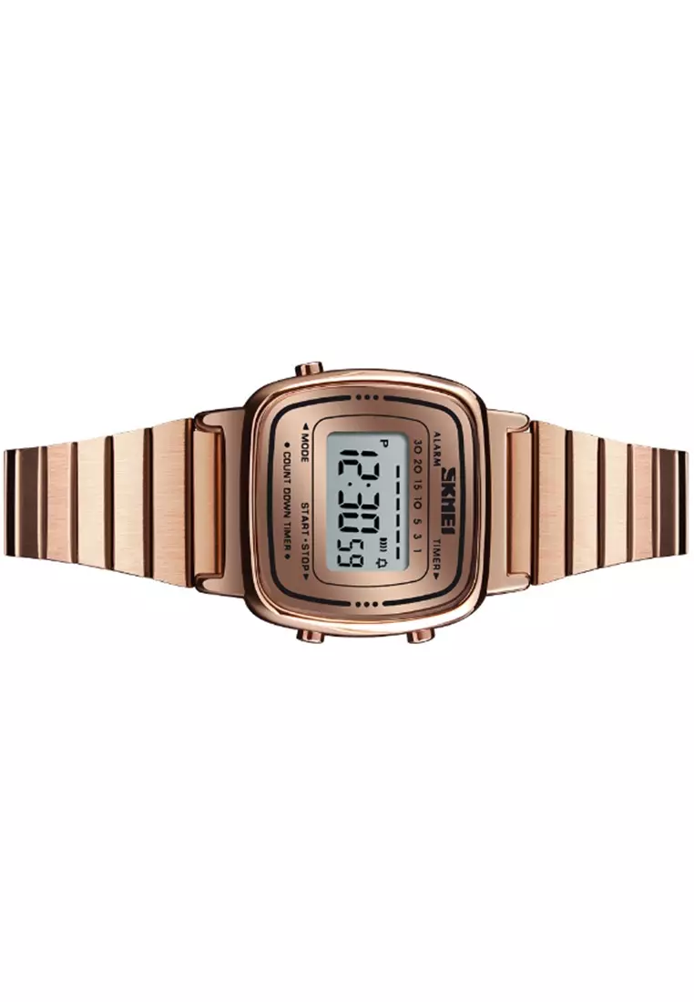 Jam Tangan Digital Wanita Waterproof Many Function Strap Tali Material Stainless Steel BL70 ORIGINAL