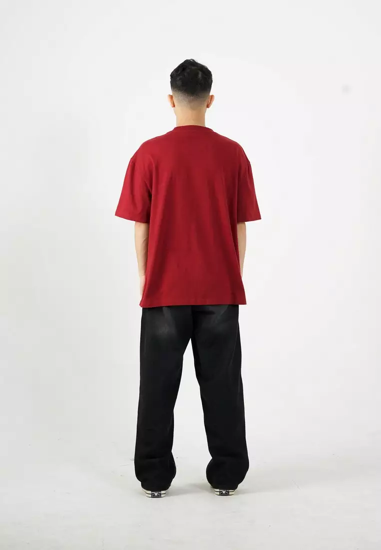 Moutley Men's T-Shirt Short Sleeve Oversized Fit Cotton 20s Cruve OL-C220325