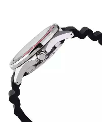 Jam Tangan Pria Alba Mechanical AL4539-2 AL4539-2X1 Automatic Strap Rubber Black Color Men Grey Black Gradation Dial Original Garansi Resmi