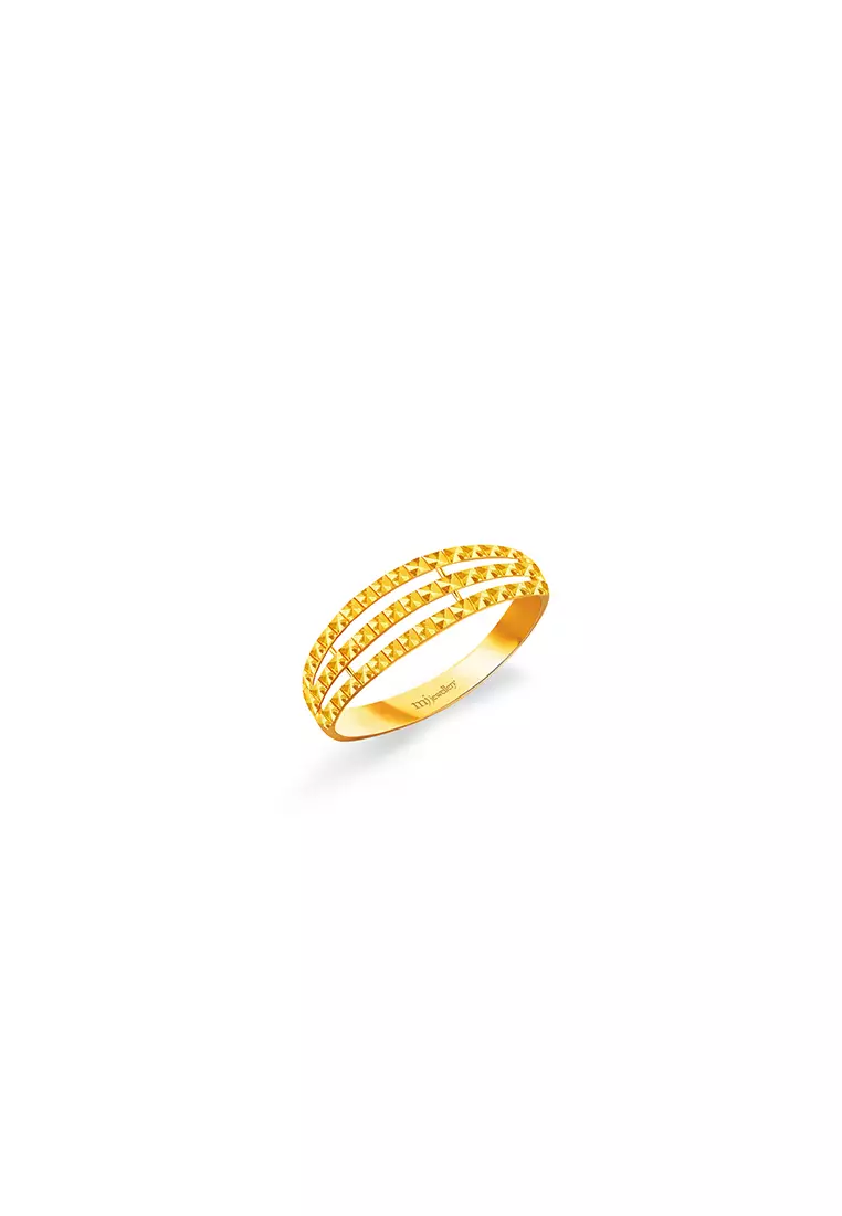 Buy MJ Jewellery 916/22K Gold Ring C34 2026 Online | ZALORA Philippines