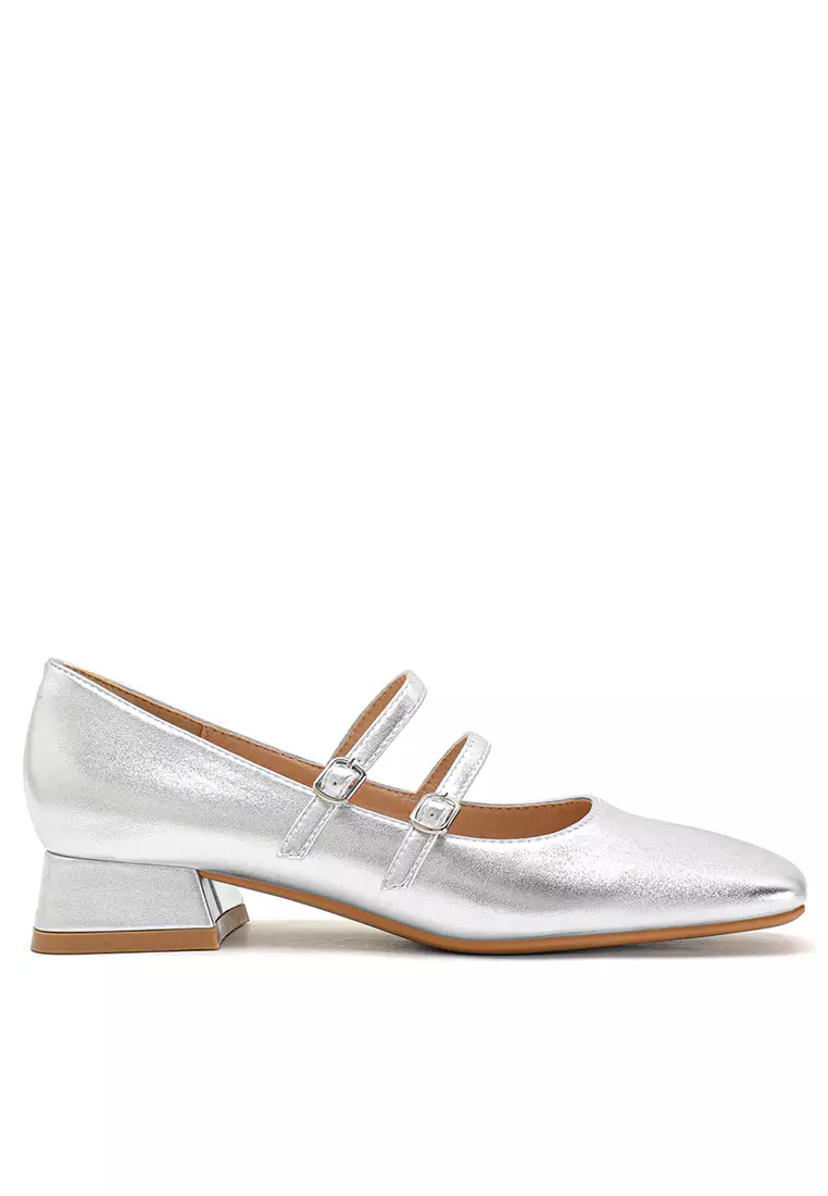 Double strap pumps online