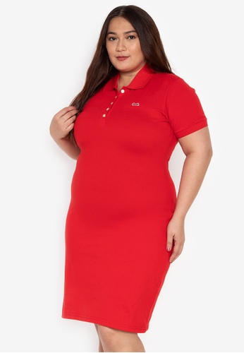 Buy Le Tigre Plus Size Plain Polo Shirt Dress 2020 Online Zalora Philippines