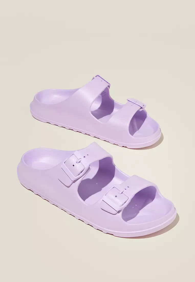 Bronte Double Buckle Slide Sandals